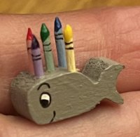 (image for) Whale Crayon Holder