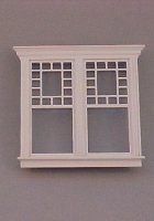 (image for) 1/24th Atherton Decorated Double Window