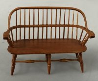 (image for) 1/24th Shaker Style Settee by William Clinger