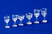 (image for) Stemware, Clear Cut, 6/Pc Chrysnbon