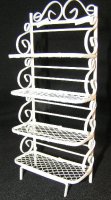 (image for) White Wire Bakers Rack