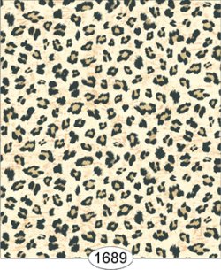 (image for) Animal Print - Leopard 2 Cream - 1689 (3 Sheets of paper)