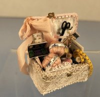 (image for) Pink Sewing Basket