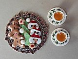 Tray of Cookies w/ Cups of Tea (image for) Tray of Cookies w/ Cups of Tea