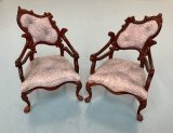 (image for) Pair of Chairs, Mahogany