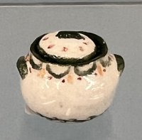 (image for) Painted Ceramic Lidded Bowl