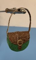 (image for) Green Suede Handbag