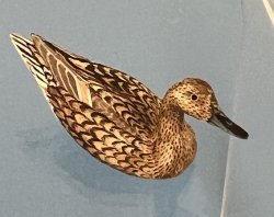 Hand Painted duck with lots of fine detail