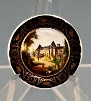 (image for) Plate with French Castle Scene