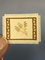 (image for) Placemat with Wheat Design by Pat Wakefield