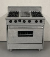 (image for) Silver Stove with Oven and Grill