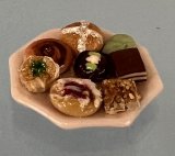 (image for) Serving Dish with Various Sweet Rolls