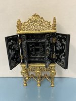 (image for) EXQUISITE GRAND ESTATE CABINET black and gold