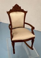 (image for) Bespaq Walnut Carved Rocking Chair