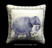 (image for) Pillow - Baby Safari - Elephant