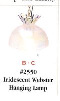 (image for) Iridescent Webster Hanging Lamp