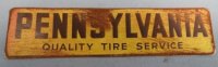 (image for) Tin Sign Pennsylvania Tire