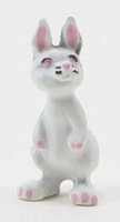 (image for) White Bunny, Hand Painted