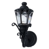 LED - Black Fancy Coach Lamp