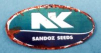 Sandoz Seeds Tin Sign