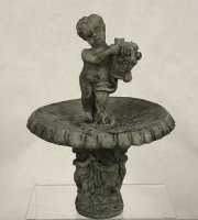 (image for) Green Verdigris BirdBath