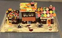 (image for) Christmas village in gingerbread