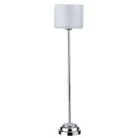 (image for) Chrome Floor Lamp w/ Round Shade