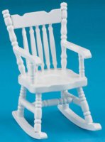 (image for) Classic White Rocking Chair