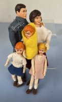 (image for) Vintage Doll Family of 5