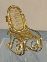 (image for) 1/24th Gold Metal Modern Rocker