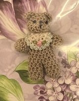 Teddy Bear Crocheted Brown