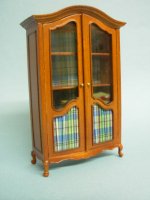 (image for) Armoire with Blue Plaid