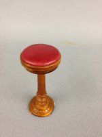 (image for) Cafe Counter Stool in red