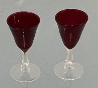 (image for) Red Footed Stemware