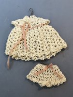 (image for) Cream Colored Crochet Dress and Panties