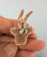 (image for) Stuffed rabbit with blue bow