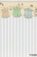 (image for) Blue Clothesline Floral 115SB