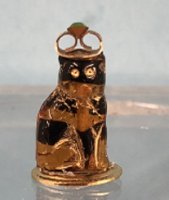 (image for) Cat Perfume Bottle (brown glass)