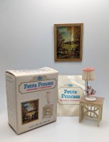 (image for) Petite Princess Fantasy Furniture Lyre Table, Lamp, Painting Set 4426-3 With Box