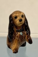 (image for) Ceramic Cocker Spaniel with Raised Paw