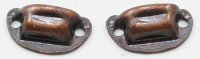 (image for) Victorian Drawer Pulls, Rubbed Bronze