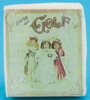 (image for) Game Of Golf with Children, Antique Reprod