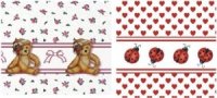 (image for) Kit for Girls' Dresses (2) - Ladybugs and Bears