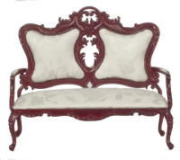 (image for) Fancy Victorian Sofa - Mahogany