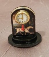 (image for) Mantel Clock, Hunt Scene