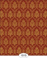 (image for) Camilla Damask - Gold on Burgundy - 1515