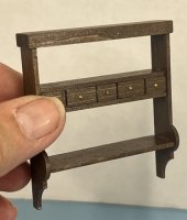 (image for) Wall Shelf Walnut Finish