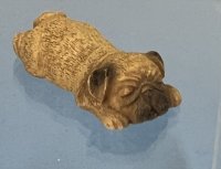 (image for) Sleeping brown pug