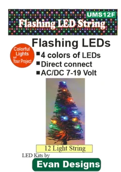 (image for) Colored Flashing Mini String Lights