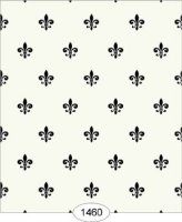 (image for) Princess Fleur De Lis - Black on Ivory